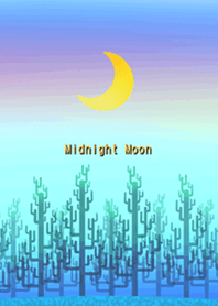 白夜の月