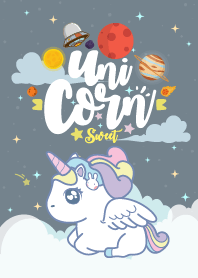 Unicorn Sweet Galaxy Gray