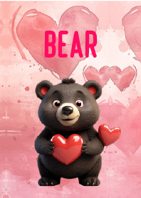 Simple Love You Black Bear Theme