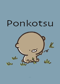 Beige Blue : Bear Ponkotsu4-6