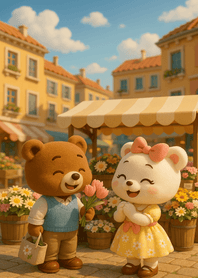 Flower Market Morning Stroll