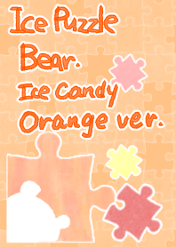 Ice Puzzle Bear Ice Candy Orange ver.