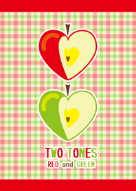 TWOTONES Red and Green