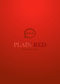 Plain Red シンプルな赤