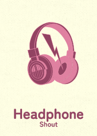 Headphone_shout Deep Orchid Pink