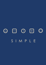 SIMPLE(navy/blue beige)Ver.11