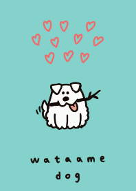 わたあめ犬ーブルー