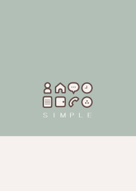 SIMPLE(beige green)V.358b