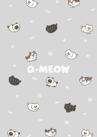 Q-meow3 - light grey