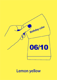 Birthday color June 10 simple: