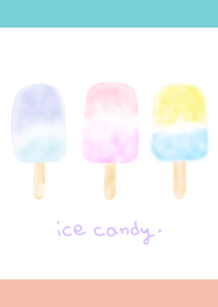 水彩：冰棒' WV