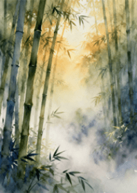 Misty Bamboo Grove