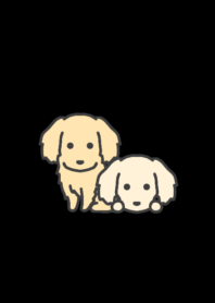 Golden Retriever darkmode theme