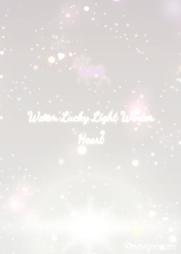 Warm Lucky Light Winter Heart