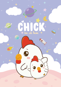 Chicken Fat Kawaii Violet