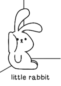 little rabbit : black