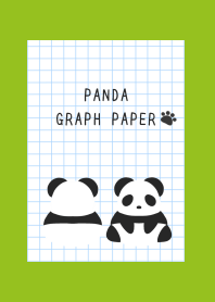 PANDA GRAPH PAPER/LEAF GREEN