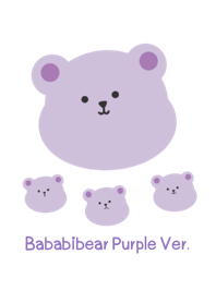 Bababibear Purple Ver.