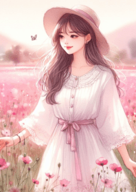 pink flower garden