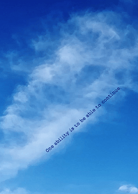 One ability is to be able to continue.