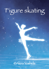 Women's figure skating "blue"