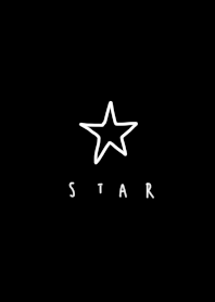 ブラック*星。シンプル。