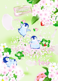 penguin5 (cherry blossoms, strawberry)