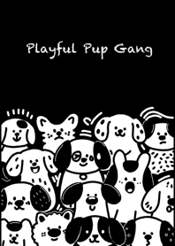 Playful Pup Gang