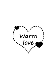 따뜻한 라인 사랑-검정