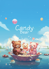 cute bear in the boat 2