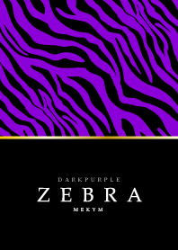 ZEBRA -DARK PURPLE-