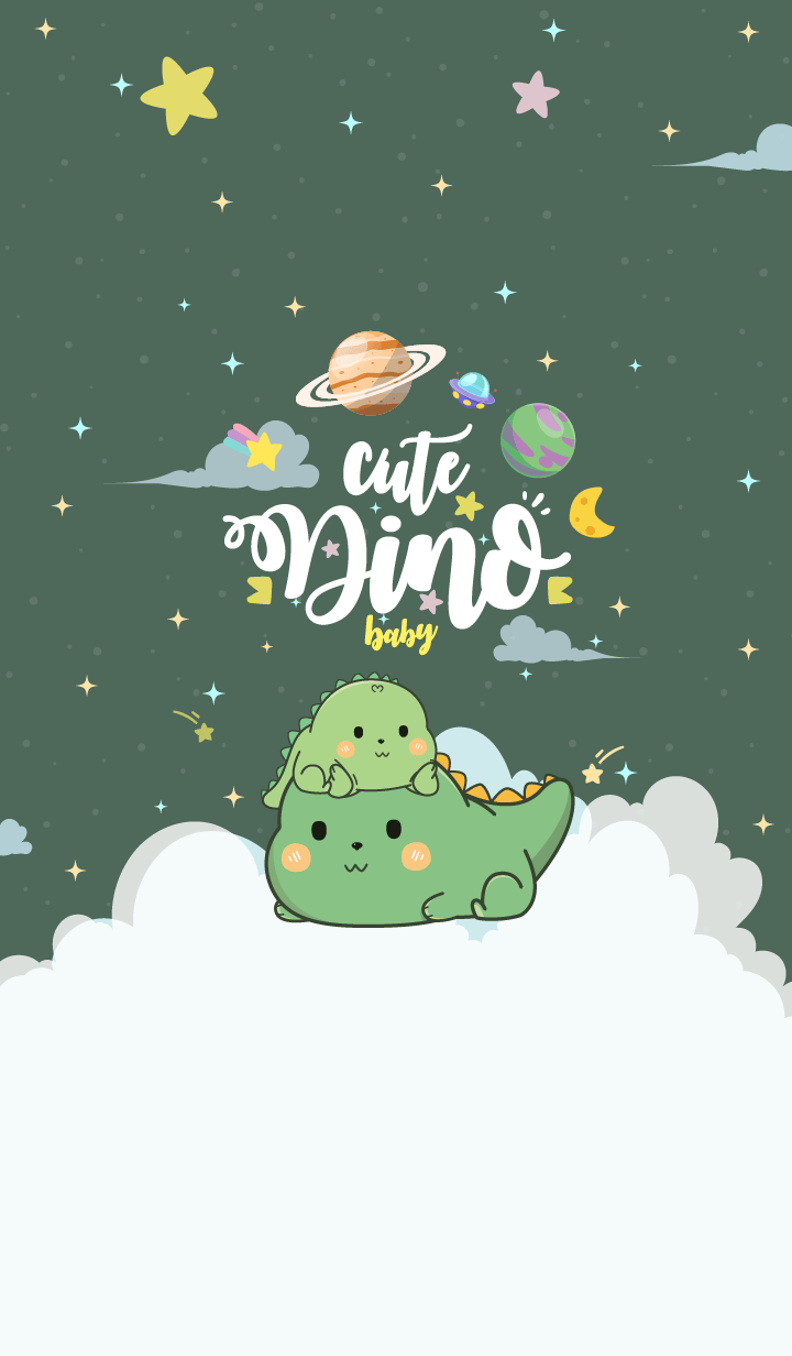 Dinosaur Baby Olive Green