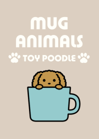 MUG ANIMALS[TOY POODLE]