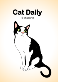 Cute Cat Daily (Black)