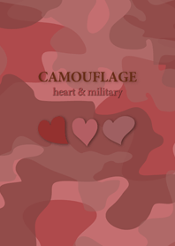 CAMOUFLAGE heart&military ~pink