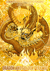 Dragon and golden pyramid Lucky number16