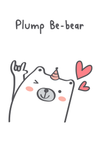Plump Be-bear (white bear)
