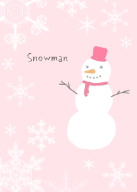 北歐雪人：粉色