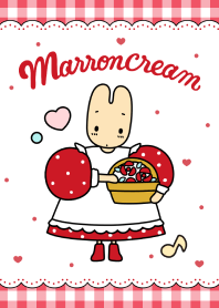 MARRONCREAM (check design)