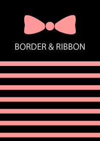BORDER & RIBBON -Pink Ribbon 11-