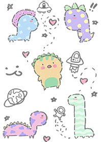 space and dino ^_^