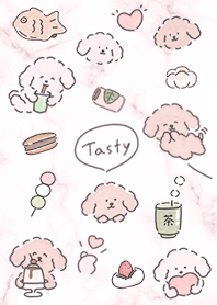 pink Enjoy Japanese sweets 05_2