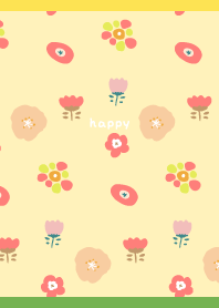 Northern Flowers15 on yellow