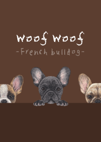 Woof Woof - French bulldog - BROWN
