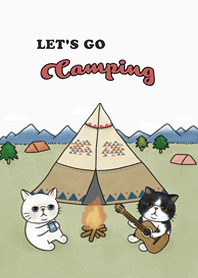 meow camping / white