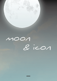 Black : Moon and icon
