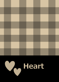 Simple heart and check pattern 2
