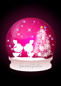 Snow globe -PINK-