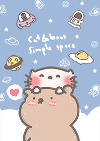 cat & bear simple space 3
