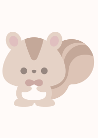 Cute Squirrel simple[brown/beige]